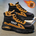 High-top men's shoes winternew arrivalfleece-linedheattechcasual sneakers non-slipbootshikingworkwear shoes men's cotton boots