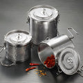 Stainless steel brine seasoning ball braised anise filter large capacity braised material bag filter basket filter bag brine basket