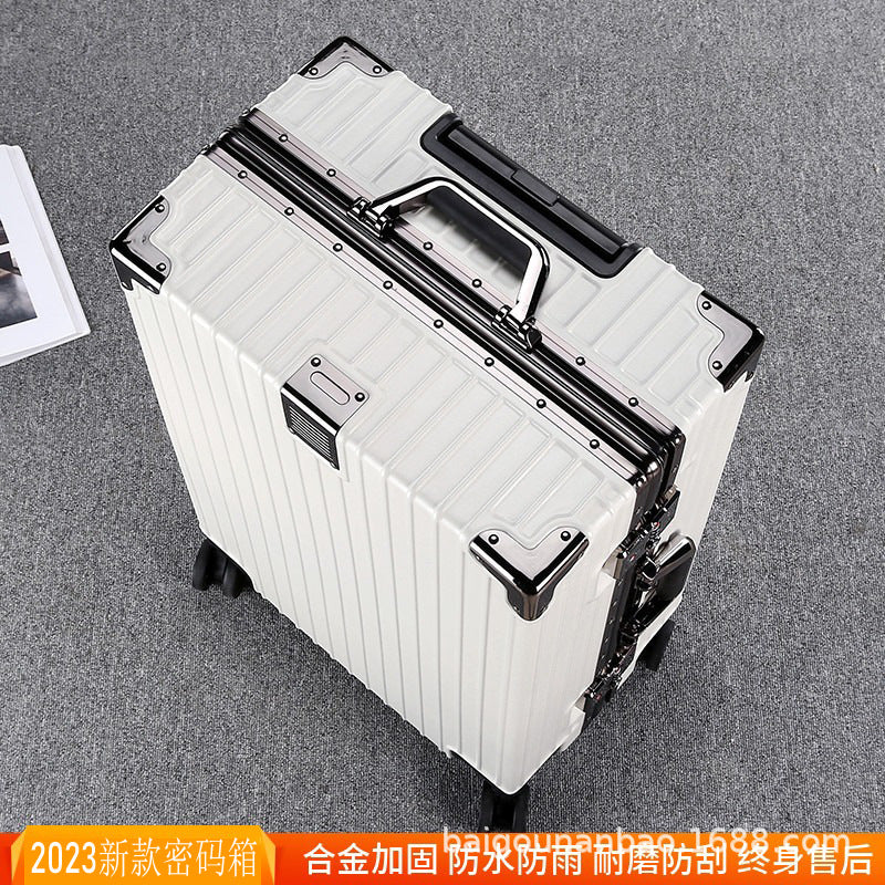Luggage 2024 new thickened silent wheel password box can sit large capacity women's strong and durable suitcase is oversized