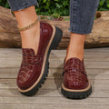 spring export cross-border plus size chunky sole loafers for women, sizes 36-43. wholesale available. dropshipping to , , and other platforms. versatile style