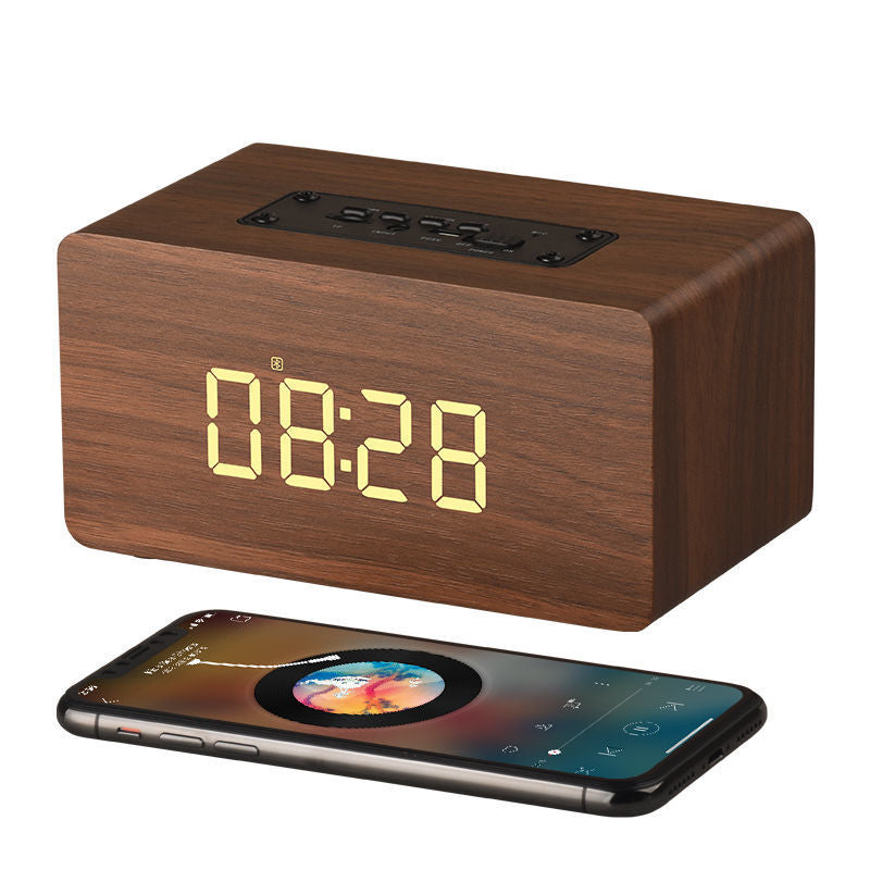 Wooden bluetooth speaker - high volume, high power, multifunctional, desktop, outdoor, home use, wireless bluetooth audio subwoofer
