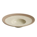 Vintage chic straw hat plate - kiln-fired ceramic, premium dinnerware for restaurants: ideal for main courses, desserts, soups, and culinary photography