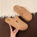 New 2025 boken shoes slippers women's sandals closed-toe half-wrap boken shoes cross-border hot-selling anti-slip slippers wholesale