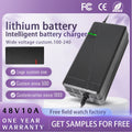 Lithium battery charger 48v10a ternary lithium iron phosphate 54.6v58.8v58.4v8a aluminum shell intelligent fast charge