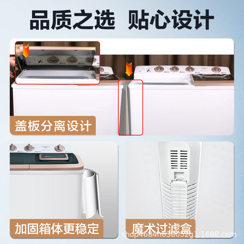 [copper motor] royalstar double barrel 25kg large capacity pulsator semi-automatic washing machine for home and commercial use double cylinder