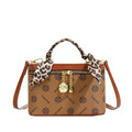 2025 new box bag silk scarf high-end fashion printed letter versatile shoulder crossbody small square bag