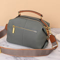 Genuine leather women's bag classy sense 2025best sellingfashionretro shoulder bag togo first layer cowhide satchel crossbody bag