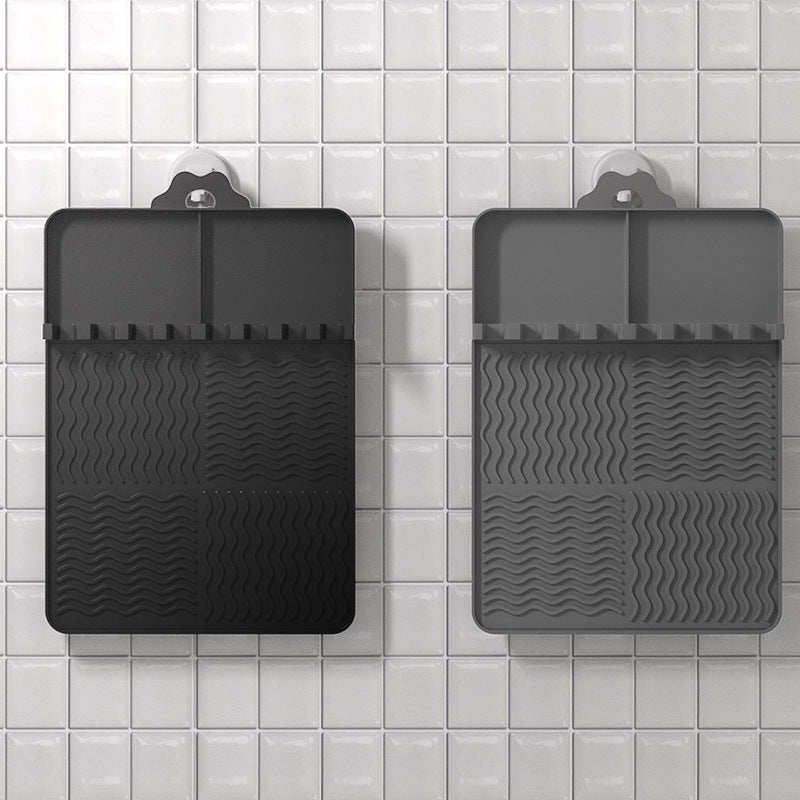 Cross-border new barbecue oven silicone protective pad side rack pad baking pan drain pad black stone silicone oven tool pad