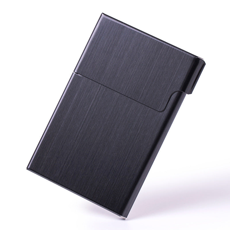 medium cigarette box, business card box, magnetic buckle flip cover, thick cigarette box, men's simple business card clip, cigarette clip, card box.