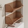 Over-the-toilet storage shelf - bathroom organizer rack - multifunctional toilet & washroom accessory storage solution