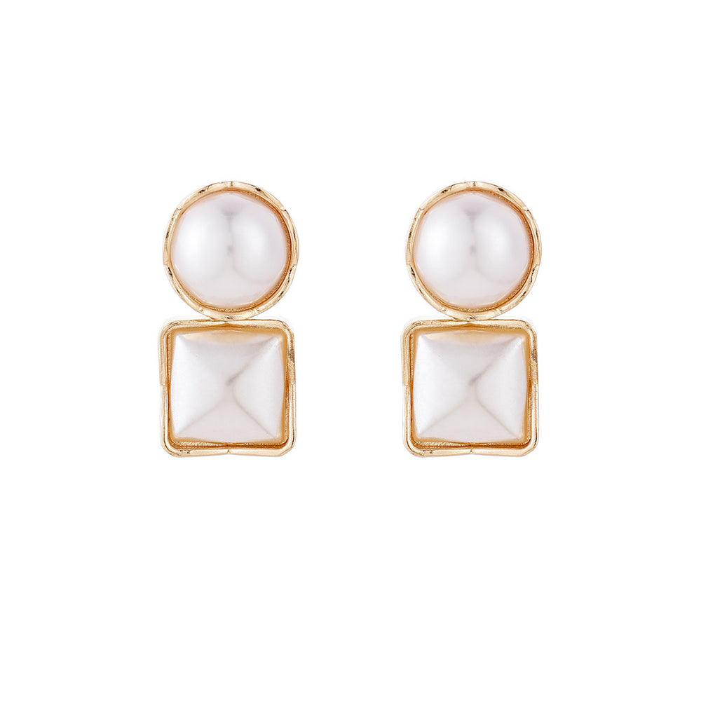 Wholesale autumn/winter earrings: european and american cross-border minimalist style earrings for women - unique, hollowed-out, statement, high-end dangle earrings