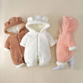 Infant and toddler spring and winter onesies, adorable lamb fleece-lined rompers, stylish and trendy baby outfits for both boys and girls, perfect for going out