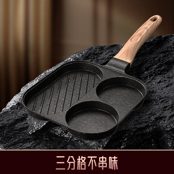 Maifanshi egg burger pan frying pan flat bottom non-stick pan egg burger pan artifact meat egg burger breakfast pan fried egg pan