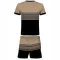 european and american men's short-sleeved and shorts sets, casual sportswear sets, 3d printed cross-border bestsellers
