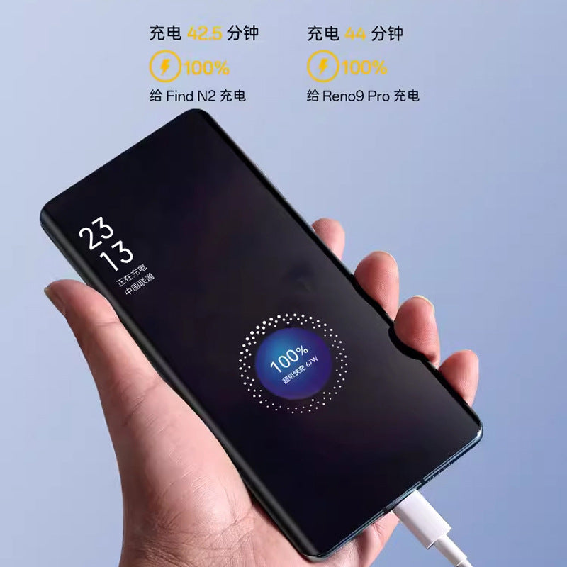 Super flash charge 100w charger set - specifically designed for oppo phones, adapter, charging cable, wholesale for export