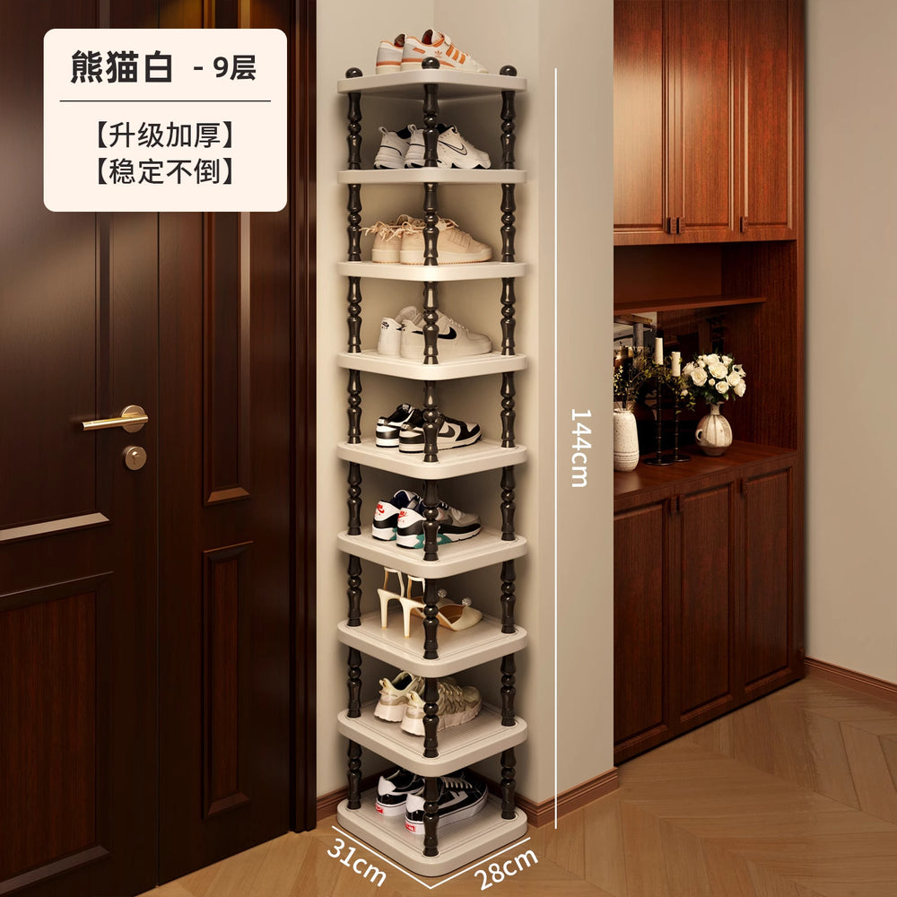 Shoe rack for home door multi-layer shoe cabinet simple storage rack rental room dormitory entrance door shoe storage handy gadget