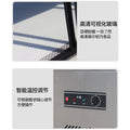 Dual temperature cooked food cabinet, delicatessen, braised meat shop, commercial refrigerated and frozen desktop duck neck display cabinet with glass window