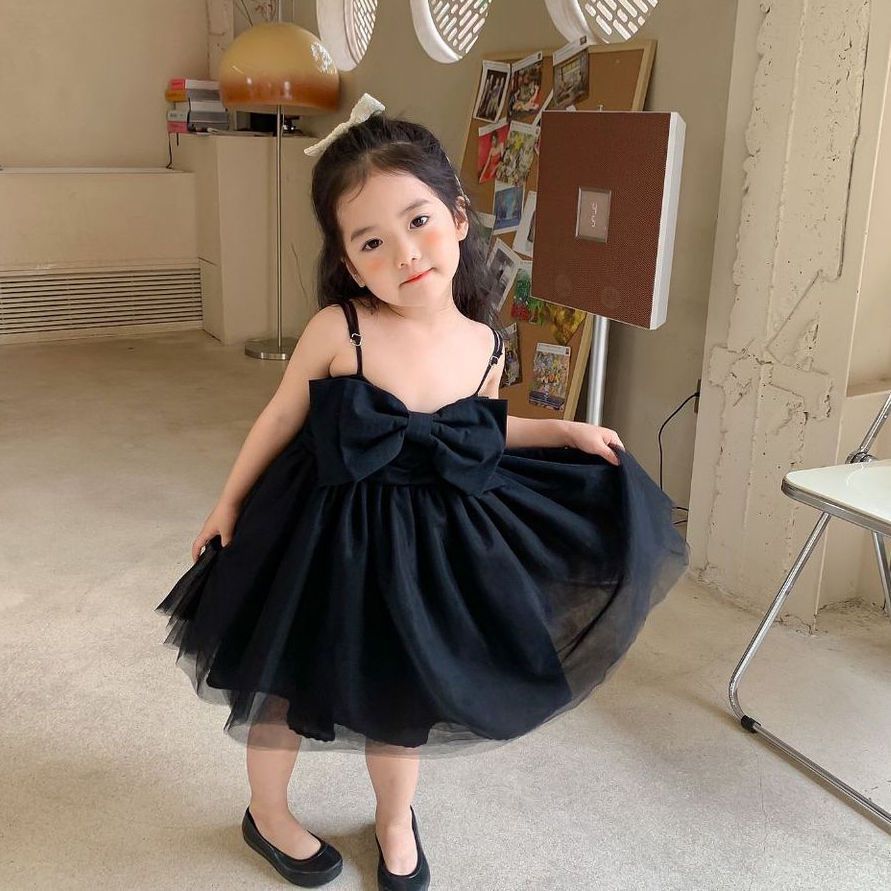 Baby girl sundress summer tank dress fairy tulle dress lightweight little girl princess dress children's skirt