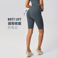No awkward line, nude-feel yoga leggings for women. stretchy, tummy-control, athletic capri pants with peach lift and butt enhancement. fitness leggings d25033