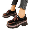 autumn new arrival: women's chunky sole loafers for cross-border e-commerce, plus sizes available (runs half a size small). dropshipping available on  and . sizes 35-42
