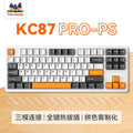 Viewsonic kc87pro custom mechanical keyboard - wireless bluetooth tri-mode, side-printed 87-key layout, pc gaming