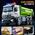 Kidsartificial city ladder fire truck toy boy engineering vehicle sanitation sprinkler inertia sound and light car model