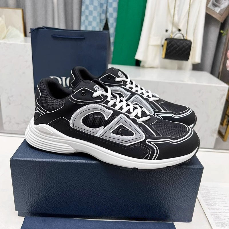us station men's printed breathable sports shoes trendybest sellingd family heightening outdoor casual comfortable running shoes