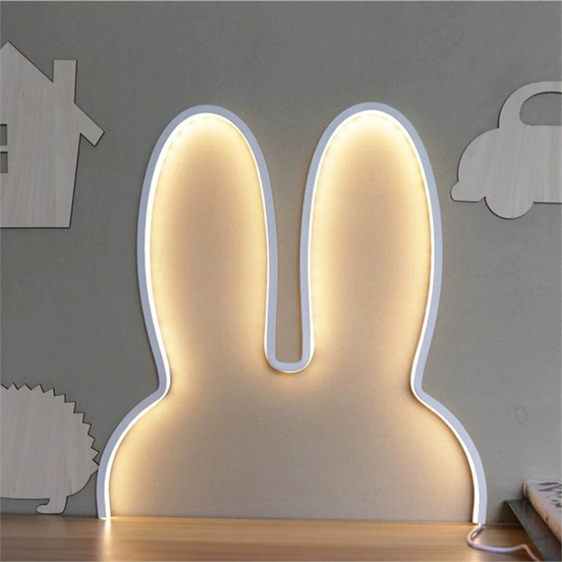 Fanyi · no punching wall lamp ins girlkids room wall lamp decorative table lamp led night light creative wall lamp