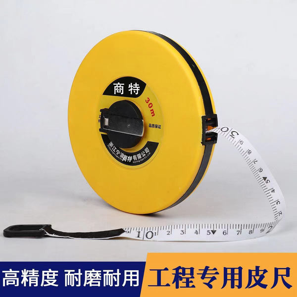 Mass wholesale tape measure 20m 30m 50m 100m disc fiber ruler glass fiber hand measuring soft ruler