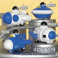 hot-selling press aerospace pull-back inertia car animal baby educational kids toys for boys and girls night market stalls