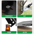 Portable engineer shovel multifunctional outdoor engineer shovel pointed shovel shovel thickened fishing camping style shovel loosening tool