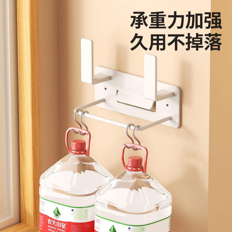 White non-punching pot lid rack wall-mounted kitchen rack cutting board rack cutting board rack chopping board storage bracket