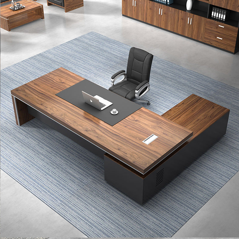 Customizable executive desk office chair set - chairman, ceo, manager, and supervisor desks - modern minimalist design