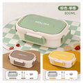 6895-201 single compartment lunch box (with spoon)