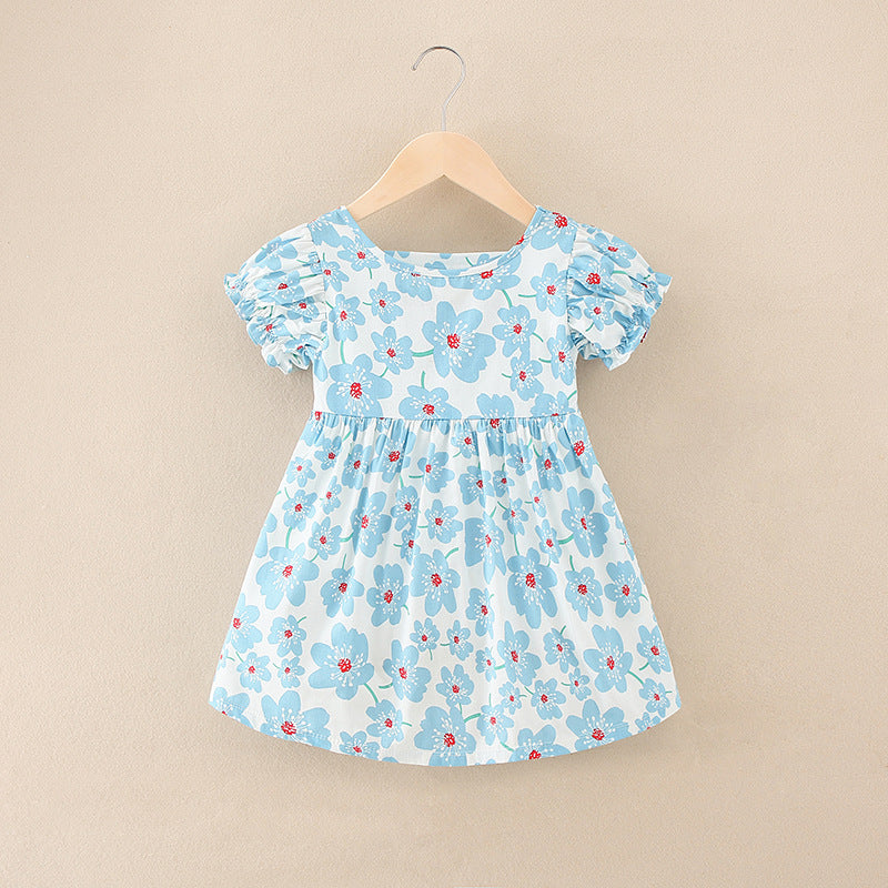 princess dress girls' dress summer korean style baby girl children's clothing wholesale street vendor kids' dress