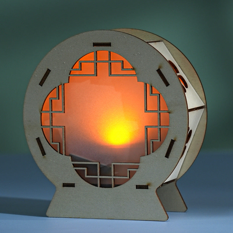 Science and technology small production voice-activated night light scientific experiment ancient style handmade DIY creative science and education material package small invention