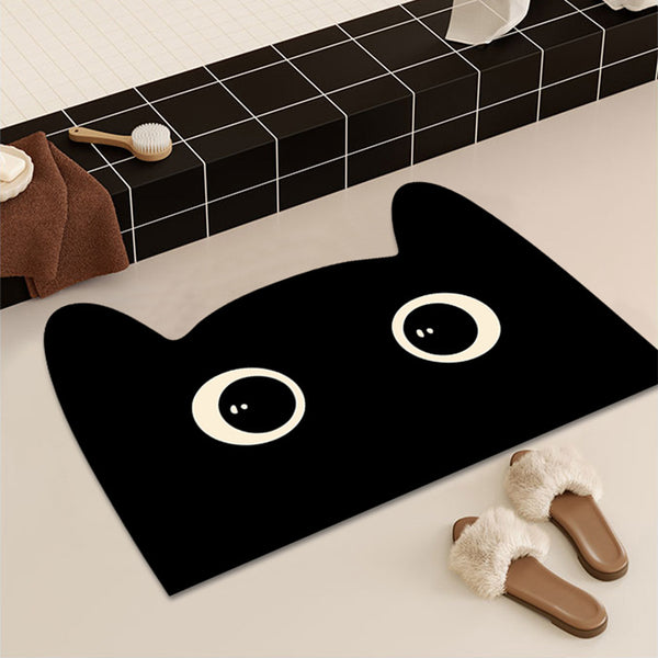 Bathroom Pet Floor Mat Soft Diatom Mud Water Absorption Non-slip Toilet Toilet Pet Toilet Quick Drying Door Mat