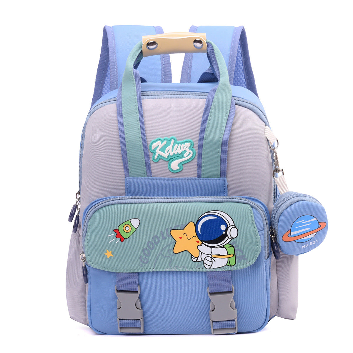 New cartoon cute children's backpack lightweight weight weight reduction 3-8 year old boy and girl baby schoolbag casual trend backpack