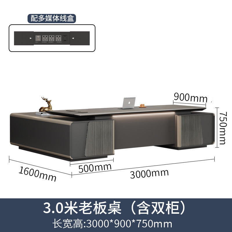 Accessible luxuryclassyelegant paint boss table office desk and chair combination classy executive desk casualpresident desk