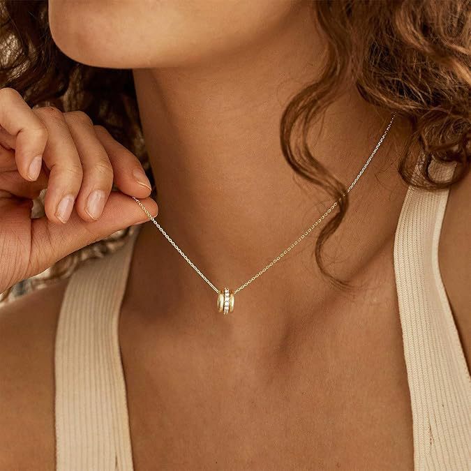 Wanxing european and american roman ring small waist pendant necklace cross-border classic casual design clavicle chain necklace wholesale