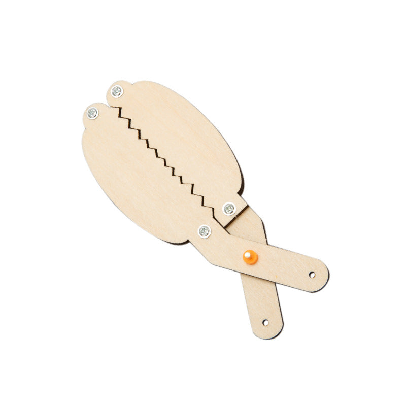 Primary and secondary school students physics steam education, crocodile pliers technology small production science experiment material package toys