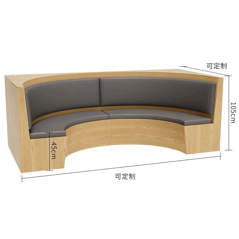 Customized self-service barbecue shop string hot pot table induction cooker integrated table and chairs, tea house booth restaurant sofa table and chairs