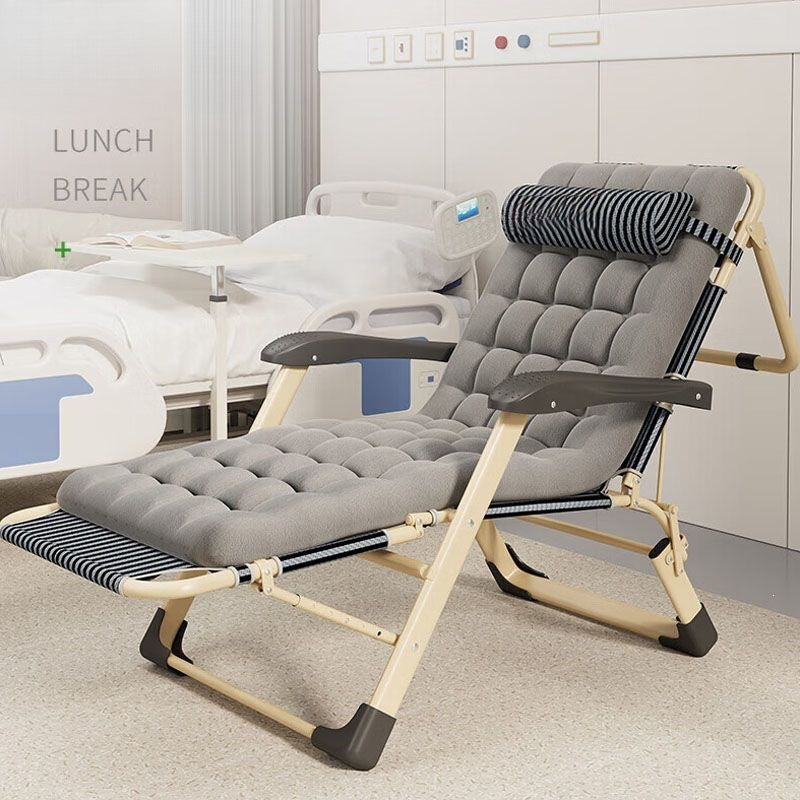 Okiffer recliner nap foldable bed nap office chair casual foldable single bed for home balcony adult
