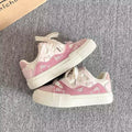 K-stylecasual sneakers for women 2026 spring and summer new arrival cat niche style bread shoes inscutethick solewhite shoes