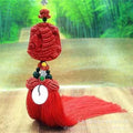 Car pendant pendant car rearview mirror hanging ornament chinese knot car lanyard safe entry and exit handmade safe car hanging
