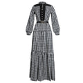 Aliexpress african plus size women's fresh and sweet dress pearl polka dot cake european and american  long skirt