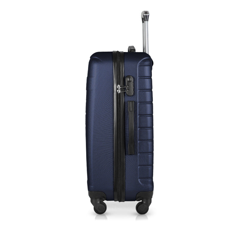 External processing customized tie rod suitcase three-piece set thickened wear-resistant and anti-drop ABS boarding case universal wheel password box