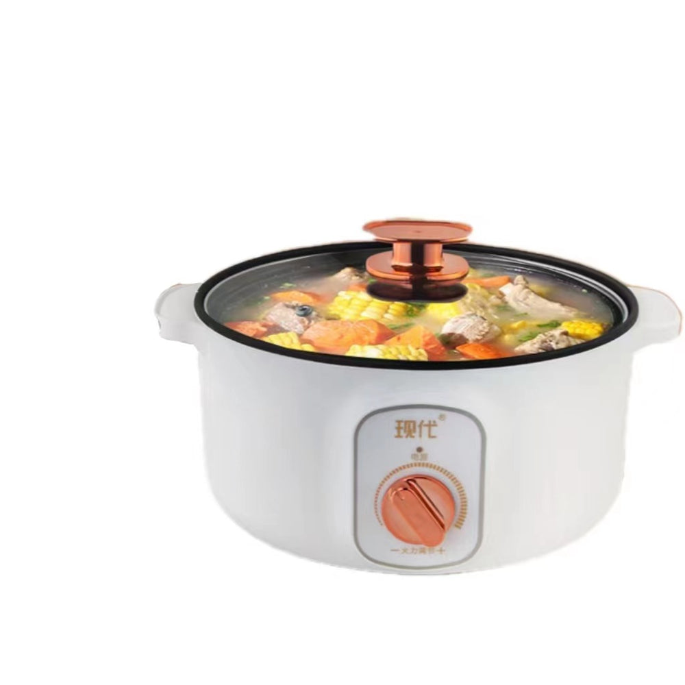 Yuanyang electric hot pot for home electric cooking pot multi-function all-in-one double switch large capacity electric non-stick small electric pot cross-border