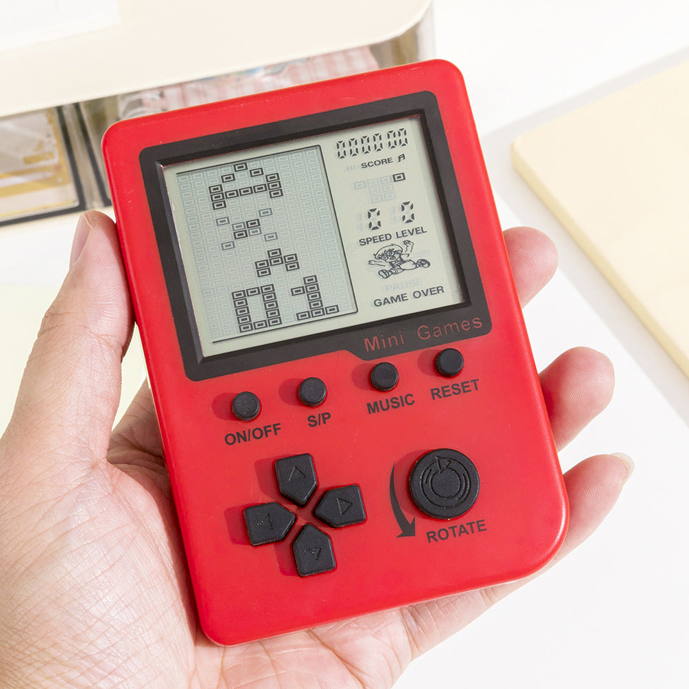 Tiktok viral mini handheld game console - perfect for kids' gifts & promotional giveaways! built-in with 26 classic tetris games