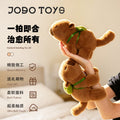Influencer capybara slap bracelet - plush doll style wristband with frog, turtle, and football charms - soft, cute, and stress-relieving